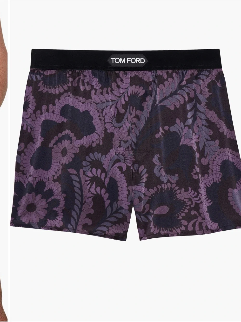 NIB Tom Ford XL Floral Print Stretch silk boxers
